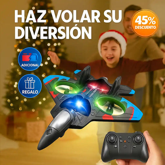 Avión Dron de Combate Indestructible 360° | Vuelo Radical, Diversión Sin Límite