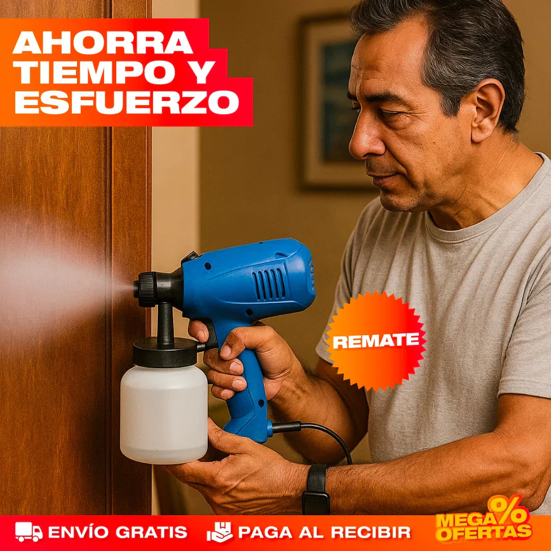Pulverizadora de Pintura Eléctrica | Acabados profesionales